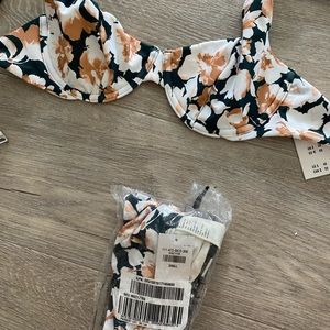 Abercrombie bikini bottoms - never before worn. Size small high leg cheeky